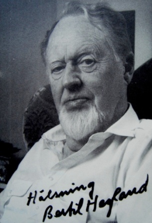 Bertil Hegland 1997 på foto i boken om honom